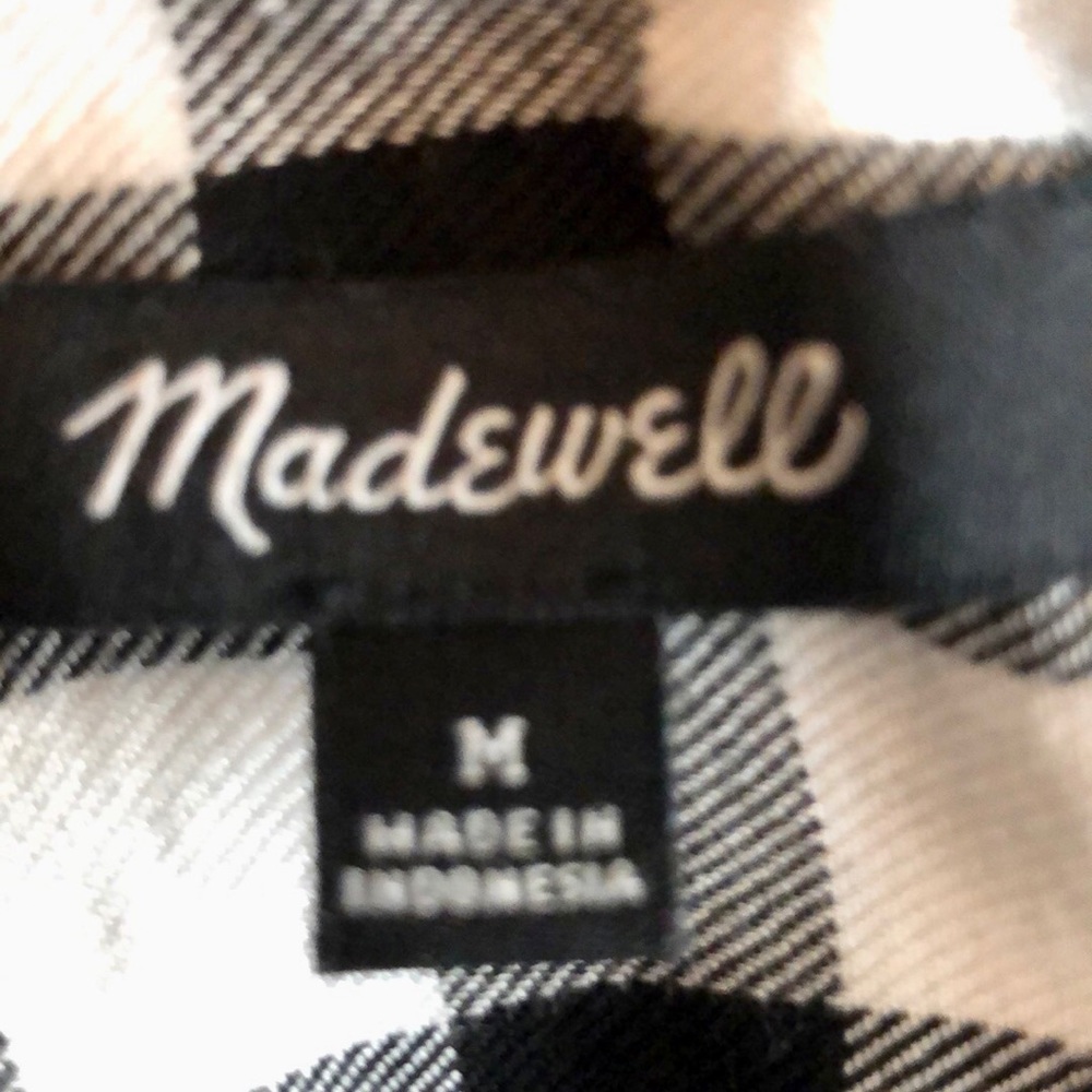 Madewell Wrap-Front Shirt in Buffalo Check - Picture 8 of 8